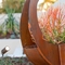 Dekorative große Corten-Metallblumen-Pflanzer im Freien für Garten-Landschaft