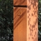 Wohncurbside-Rusty Corten Steel Landscape Letter-Kasten