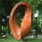 Moderne Zusammenfassung Ring Corten Steel Art Sculpture