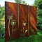 Dekorativer Garten-Laser schnitt Stahlplatten Corten, die Löwenzahn ISO9001 kopiert